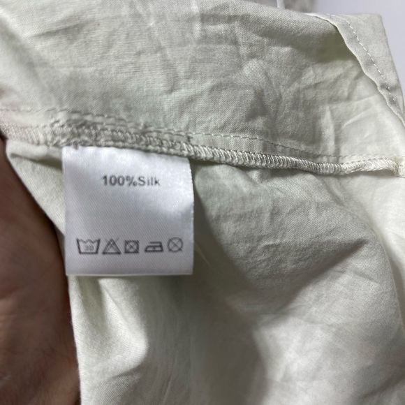 Silk Ellie Makir 100% Silk Printed Floral Midi Dress Medium - Picture 11 of 15